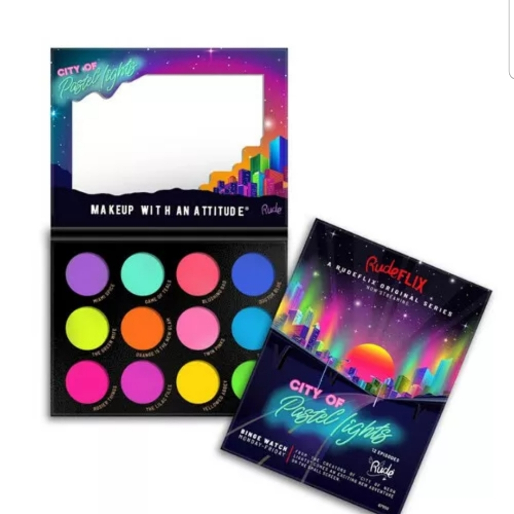 RUDE City of Pastel Lights - 12 Pastel Pigment & E